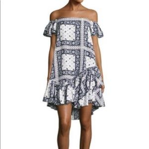 CINQ A SEPT Off the shoulder casual dress